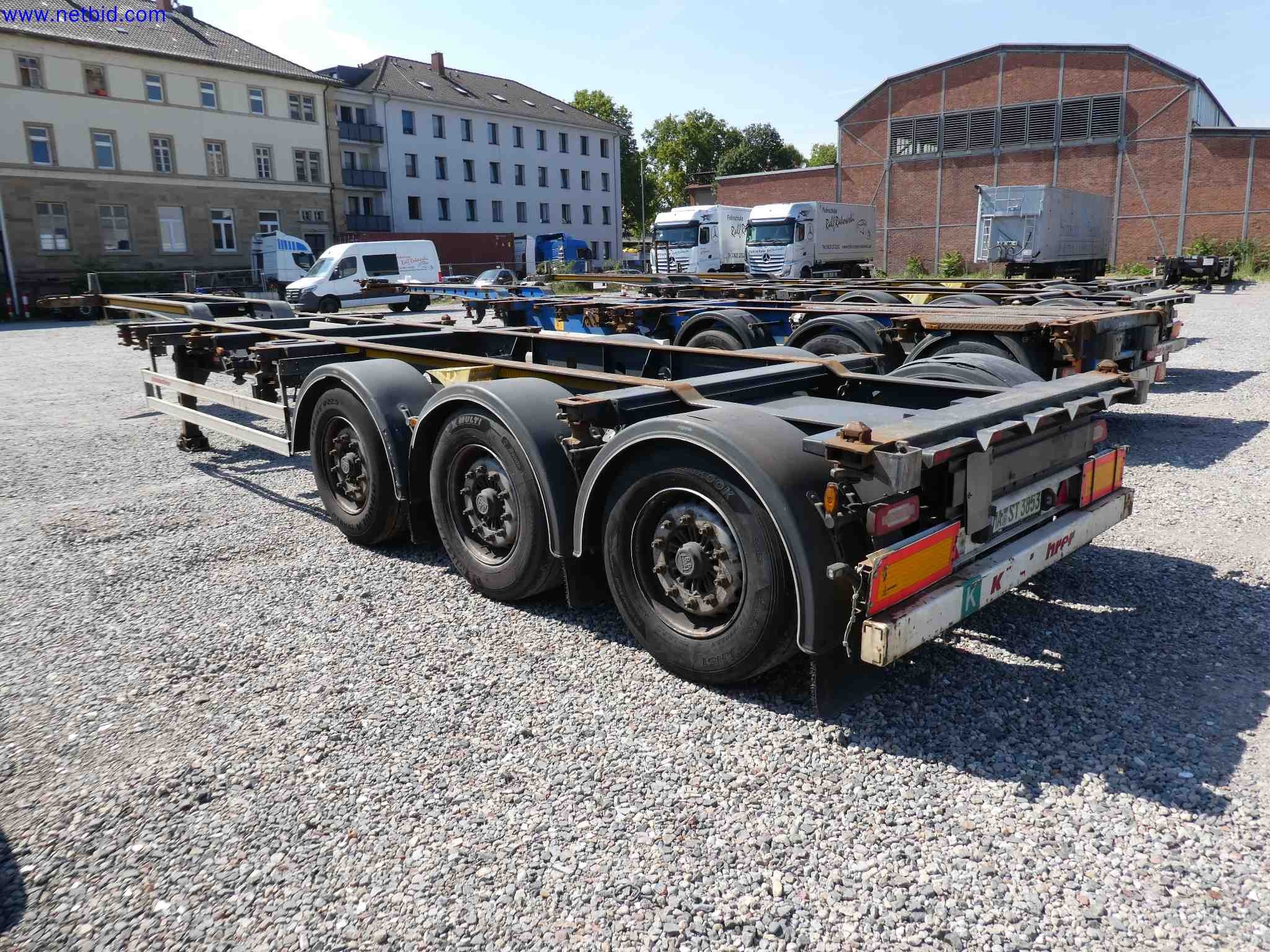 3-Achs Containerchassis Kässbohrer CS